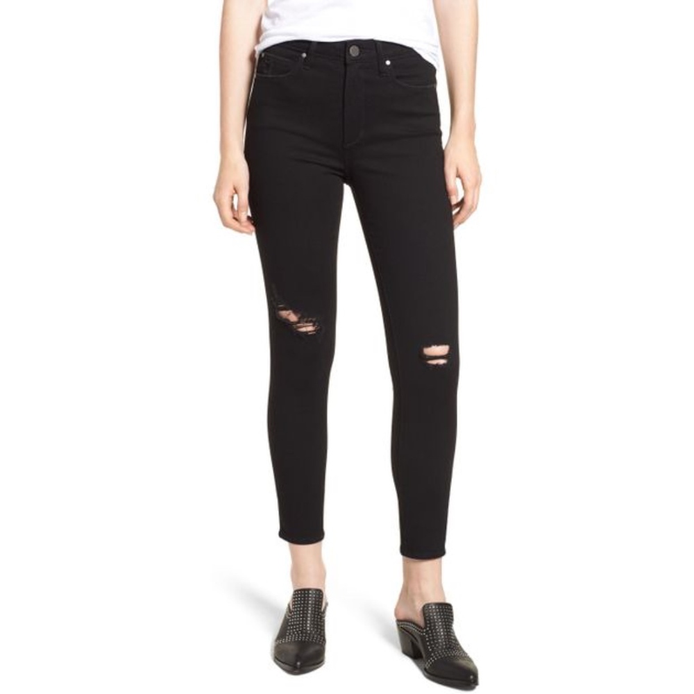 Articles of Society black ripped skinny jeans.